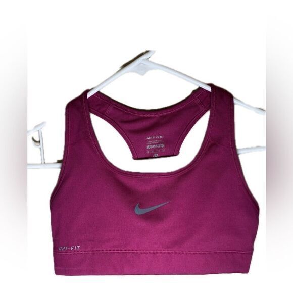 Nike Dri-Fit Sports Bra Sz‎ XS fuchsia - Picture 1 of 6
